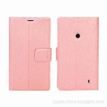 PU Mobile Phone Cases for Nokia Lumia 525, Different Colors and Styles Available